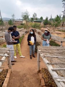 Visite à notre pépinière centrale d'Antananarivo